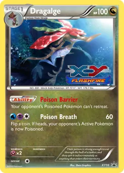 XY Black Star Promos Dragalge Pokémon card